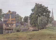 William fraser garden A Mill near St Ives (mk46) china oil painting image